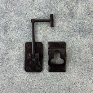 6" Super Door Holder 90 Deg Black