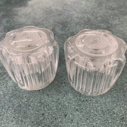 Used Clear Faucet Knobs