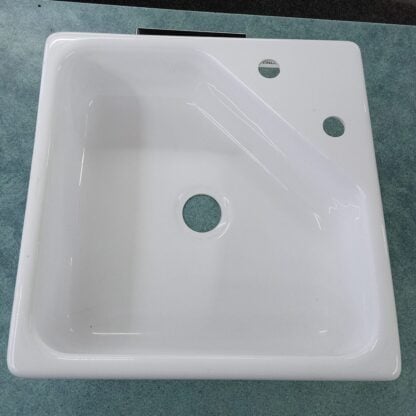 Used RV Bathroom Corner Sink 15 x 15 White