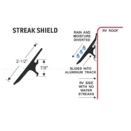 Streak Shield RV Rubber Seal - Per FT - Image 2