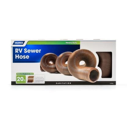 20' Heavy Duty Camco Sewer Hose - Brown