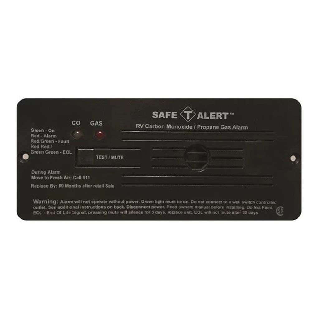 thumbnail interactive-video image 1 of Safe-T-Alert Combo Carbon Monoxide & Propane Alarm – Flush Mount Mini 25-742-BL For RVs & Campers 1 of 6