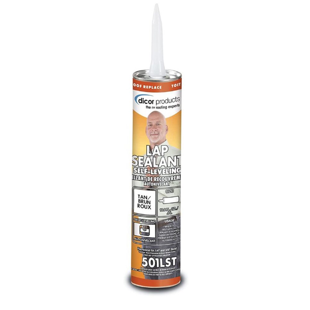 Dicor 501LST-1 Self Leveling Lap Sealant - Tan - Edmonton RV Service