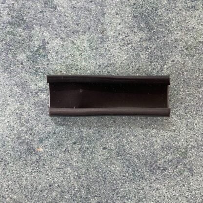 Black Vinyl Cap Molding - 1" w/ no leg - Image 2