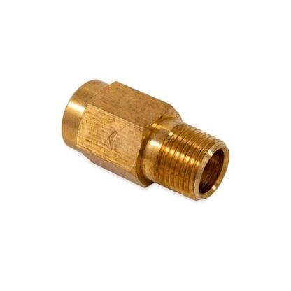 Brass Check Valve Back-Flow Preventer - 1/2" MPT x 1/2" FPT