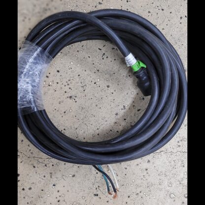 Used 15A Male Power Cord (25 FT, Stripped One End)