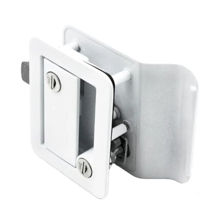 EDMONTON RV Travel Trailer Door Latch – White