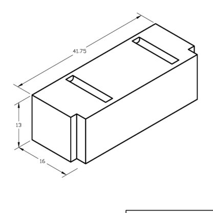 Clearance Fresh Water Tank 26.8GAL 41 3/4" x 16" x 13"