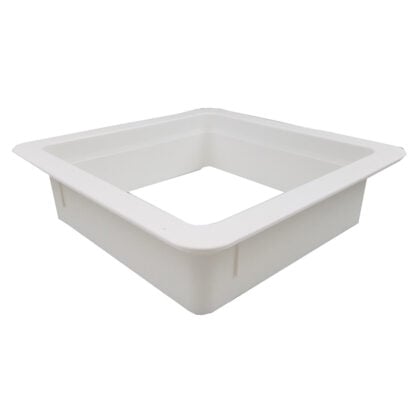 Hengs Shallow Roof Vent Garnish White (Narrow Flange)