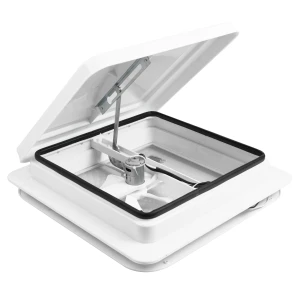 RoadReady 14 x 14 RV Roof Vent w/ 12V Fan - White