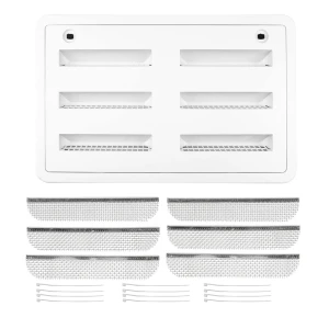 EDMONTON RV Dometic Sidewall Fridge Vent Large - Black