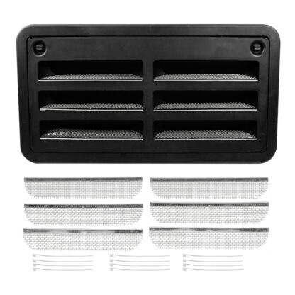 EDMONTON RV Dometic Sidewall Fridge Vent Small - Black