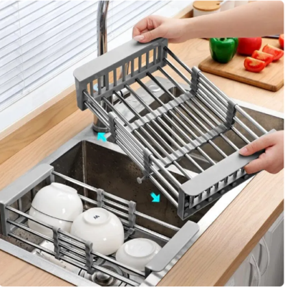 Stainless Steel Retractable Kitchen Sink Drain Basket