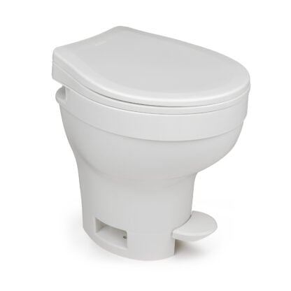 Aqua-Magic® VI RV Space Saving Lightweight Toilet - High Profile/White