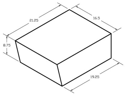 Clearance Black Water Tank 31GAL 40″ x 30″ x 8″