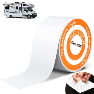 RV Rubber Roof Repair Tape 4″ x 10′ Roll Wht