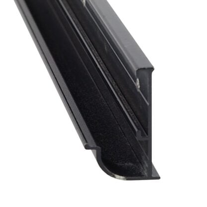 Gutter Rail Insert, 1-1/2″ x 7/8″ x 16′, Black