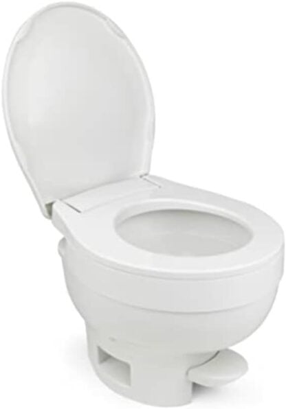 Aqua-Magic® VI RV Space Saving Lightweight Toilet – Low Profile/White - Image 2