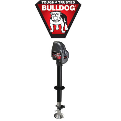 Bulldog A-Frame Tongue Jack - Black (4000 LB CAPACITY)