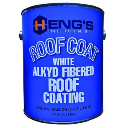 Heng's Fibered Roof Coating - 1 Gal White