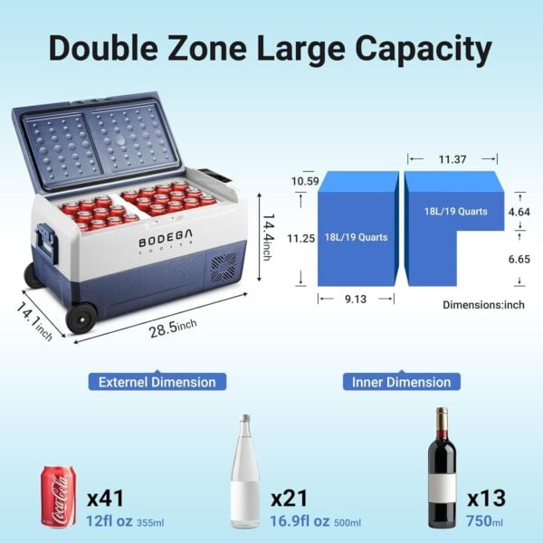 Bodega 36L Dual-Zone Portable Cooler - Image 4