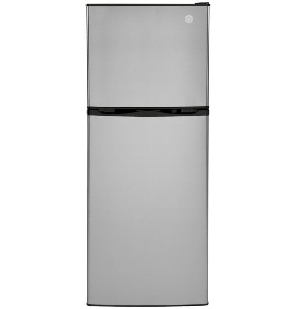 GE® 9.8 Cu. Ft. 12 Volt DC Power Top-Freezer Refrigerator - Stainless Steel