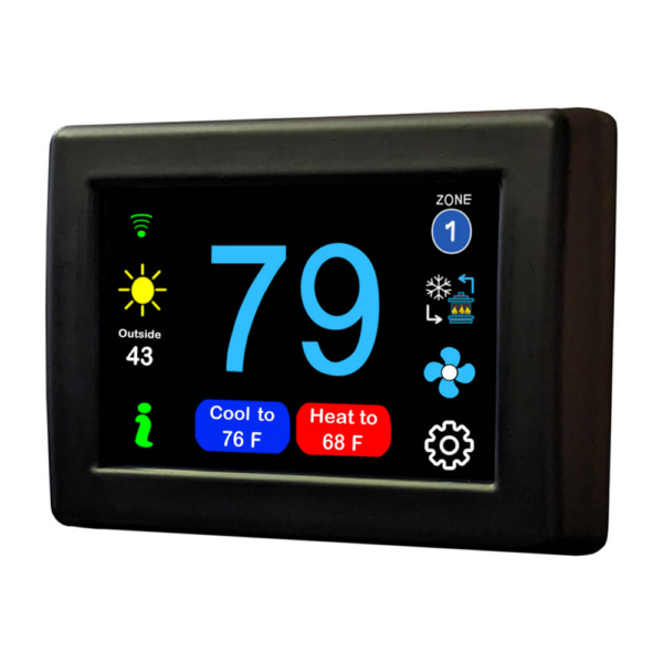 Micro-Air EasyTouch RV Thermostat 353 Black