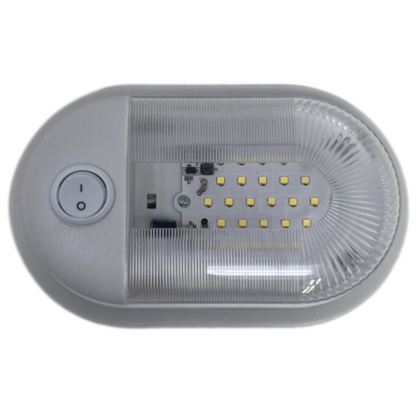 12V LED RV Dome Light Single White - Image 2