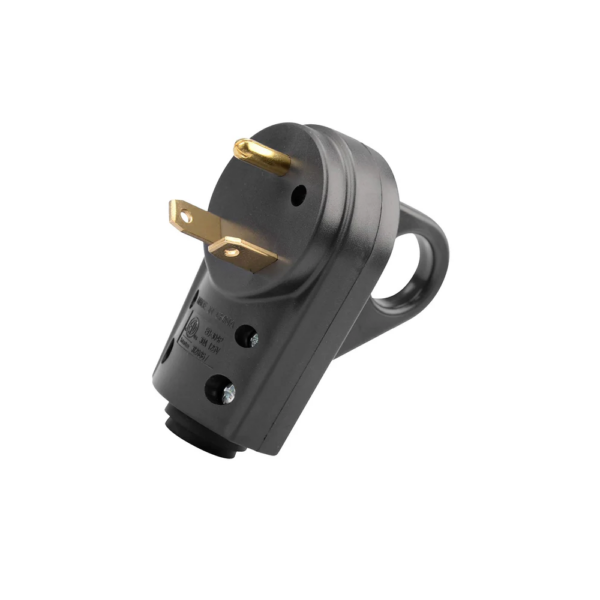 Heavy Duty 30 Amp RV Plug Male End Replacement - 125V 30A - Image 2