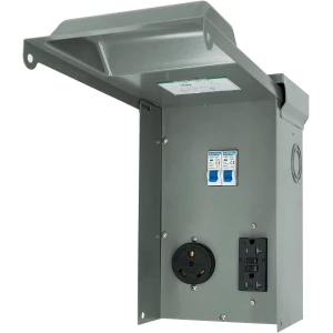 30A/20A Combination RV Power Outlet Pedestal