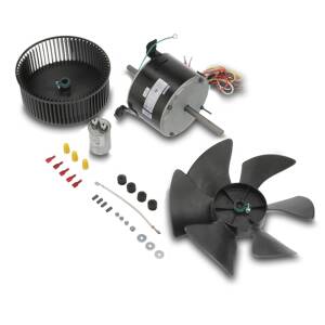 Dometic Brisk Air Motor Assembly (w/ Bracket, Cage, Fan Blade, and Capacitor)