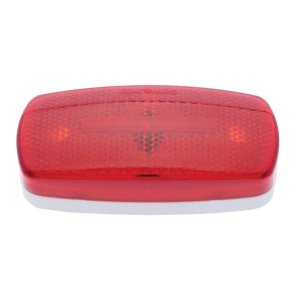 Optronics Red Clearance/Marker Light Rounded w/ White Base (Bargman 59 Replacement)