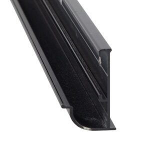 Gutter Rail Insert, 1-1/2″ x 7/8″ x 8′, Black