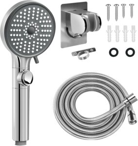 RV Deluxe Shower Head & Hose Kit 60 Inch Stainless