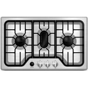 Furrion Chef Collection® 3-Burner Gas RV Cooktop - 24" Stainless Steel #FGH4ZSA-SS