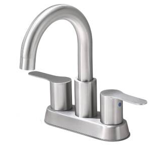 RV Bathroom Faucet Deck Mount - Brushed Nickel