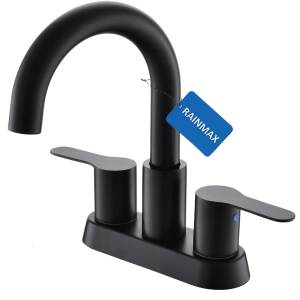 RV Bathroom Faucet Deck Mount – Matte Black