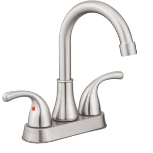 Universal RV Bathroom Faucet Deck Mount – Chrome