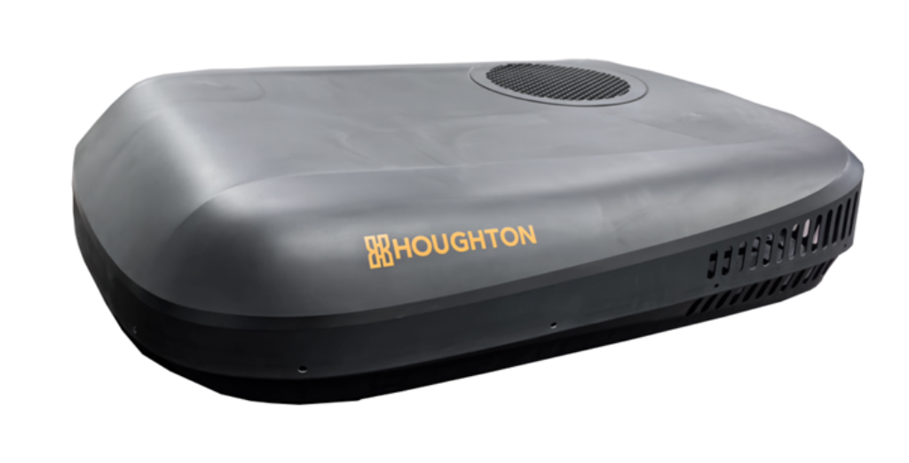 Houghton Low Profile Air Conditioner w/ Heat Pump 13.5K BTU Black