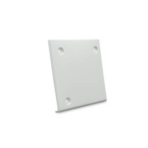 B&B Molders Slide Out Corner Guard 94291 5 Inch Square; Polar White; UV And Impact Resistant; Single