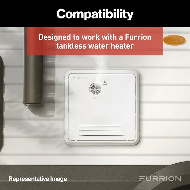 Door Kit for Furrion On Demand Water Heater - 10 Gallon - White - Image 3