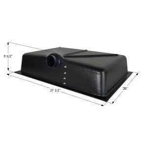 ABS WASTE TANK 20GAL 37 X 26 X 8 WEIGHS 12 LBS