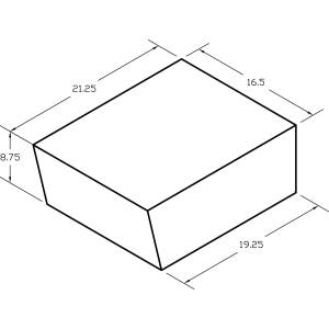 WASTE TANK 31GAL 40 X 30 X 8 WEIGHS 21LBS