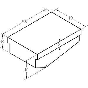 WASTE TANK 14GAL 11 X 28 X 19 WEIGHS 10LBS