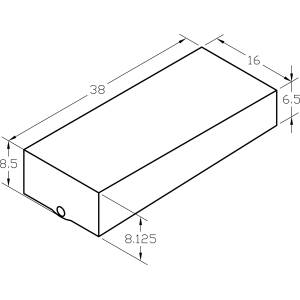 WASTE TANK 15GAL 38 X 16 X 19 WEIGHS 12 LBS