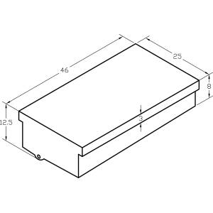 WASTE TANK 28GAL 46 X 25 X 11 WEIGHS 24 LBS