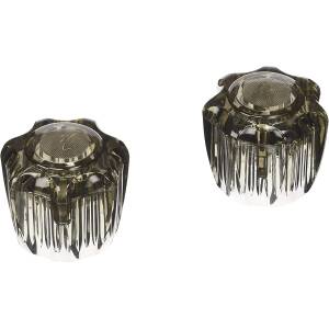 Dura Faucet Smoked Acrylic Faucet Handles - 2PK
