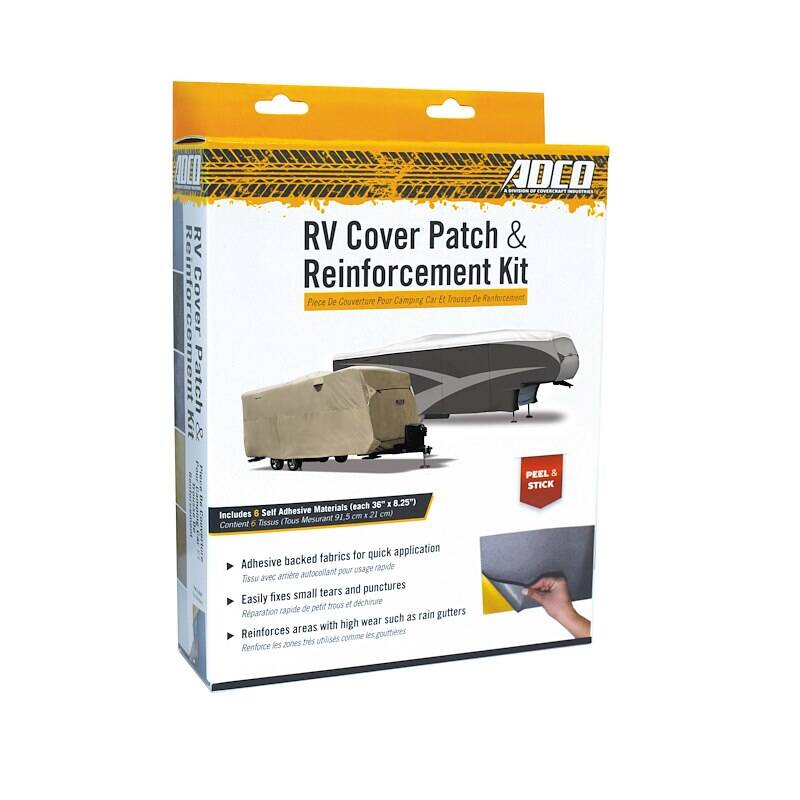 ADCO 9024 Universal RV Cover Patch Kit - RV Repair for Wear and Tear